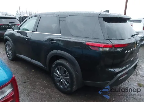 2025 Nissan Pathfinder S 4Wd z USA, uszkodzony, nr VIN 5N1DR3AC4SC312319